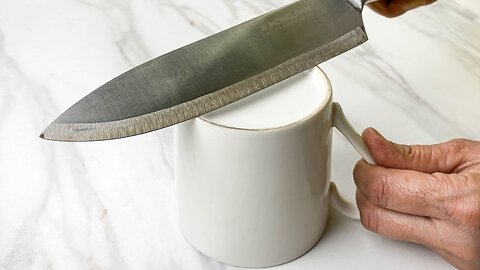 Easy Way to SHARPEN a knife like a razor