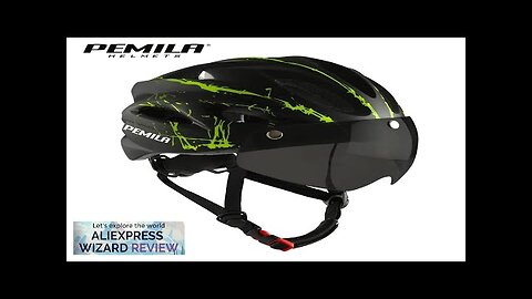 PEMILA Ultralight Cycling Safety Helmet Outdoor Motorcycle Bicycle Helmet Removable Lens Review