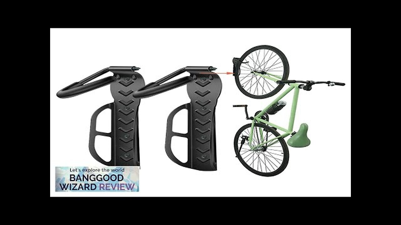 Bicycle Wall Mount Rack Storage Fixed Hanging Hook Bike Support Stand Bracket Review