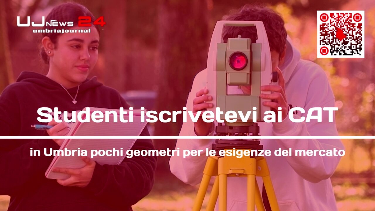 Studenti iscrivetevi ai CAT in Umbria pochi geometri per le esigenze del mercato