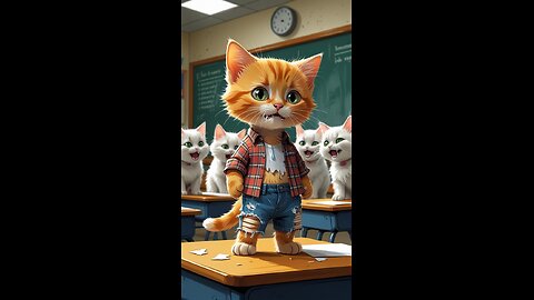 Cute Cats Student Dance On Class❤️