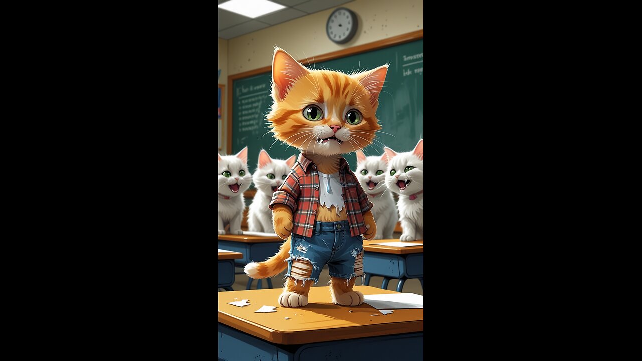 Cute Cats Student Dance On Class❤️