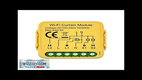 Tuya Wifi/Zigbee Smart Curtain Module Alexa Google Home Assistant Compatible with Remote Review