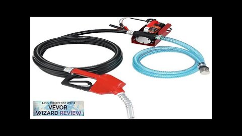 VEVOR Diesel Fuel Transfer Pump Kit10 GPM 12V DC Portable Electric Self-Priming Review