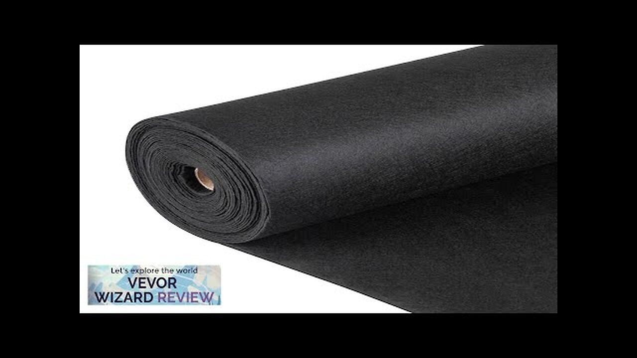 VEVOR Garden Weed Barrier Fabric 8OZ Heavy Duty Geotextile Landscape Fabric 4ft Review