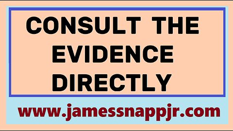 New Testament Textual Analysis 23 - Consult the Evidence Directly