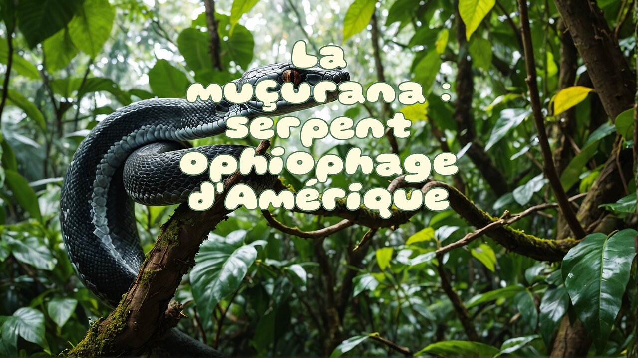 La muçurana : serpent ophiophage d'Amérique