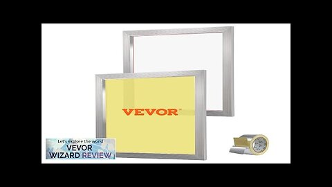 VEVOR Screen Printing Kit 2 Pieces Aluminum Silk Screen Printing Frames 20x24inch Review