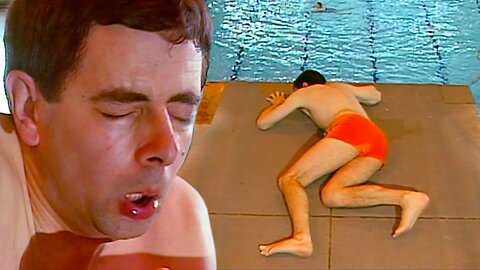 dive mr bean funny clips mr bean official