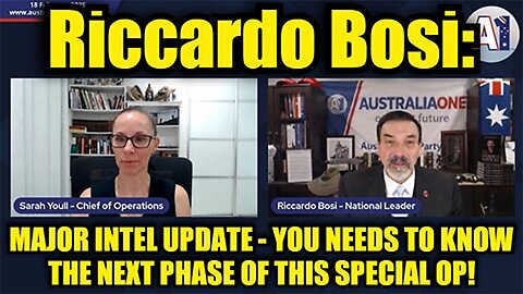 Riccardo Bosi: Major Intel Update - You Needs to Know the Next Phase of This Special Op