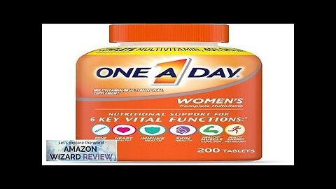 ONE A DAY Womens Complete Daily Multivitamin with Vitamin A B Review