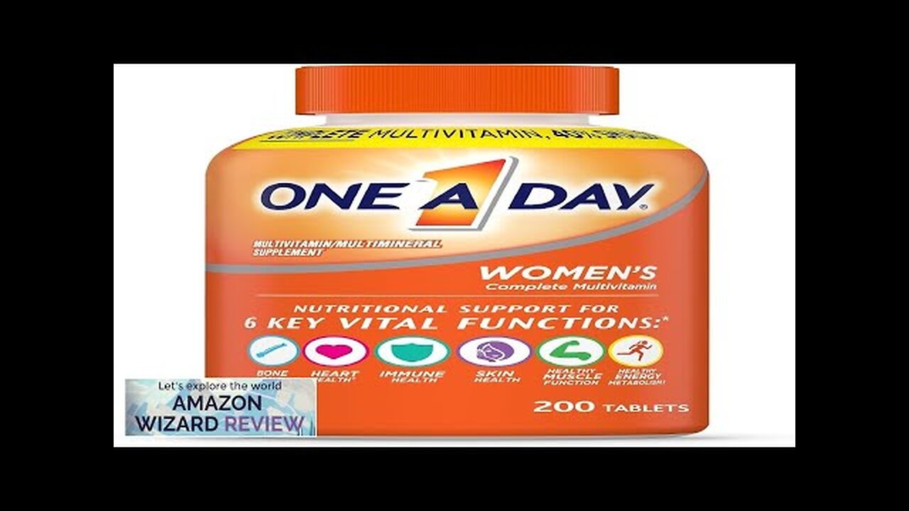 ONE A DAY Womens Complete Daily Multivitamin with Vitamin A B Review