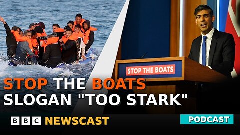 Former UK Prime Minister Rishi Sunak says Stop the Boats slogan was 'too stark' | BBC Newscast