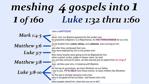 068 Luke 1:32 thru 1:60 p3 [Jesus] [Live]