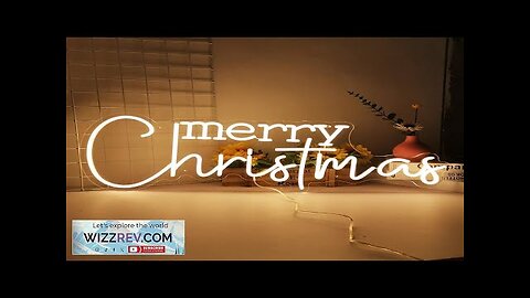 Merry Christmas Neon Led Sign 30x11 Inch Ligthed up Sign for 2024 Review