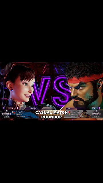 Kuya Kalbo SF6 Casual Match Roundup. Chun Li 4 star Diamond Rank [Hori Fight Stick]