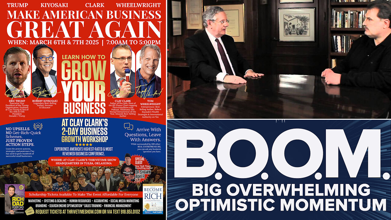 Best Business Podcast | BLIND BEST-SELLING Author Jim Stovall | How to Achieve Success + Why Having No Vision Is Worth Than Being Blind + Join Trump & Kiyosaki At Clay Clark's March 6-7 Business Workshop!