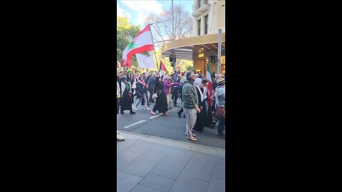 Palestine protest Sydney Australia