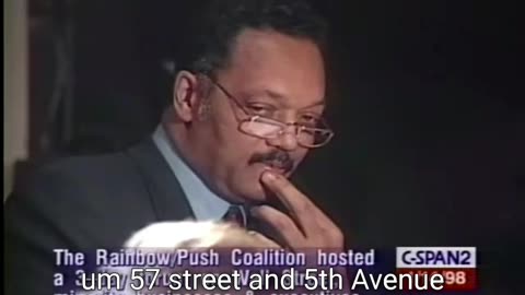 Donald Trump and Reverend Jesse Jackson 1998