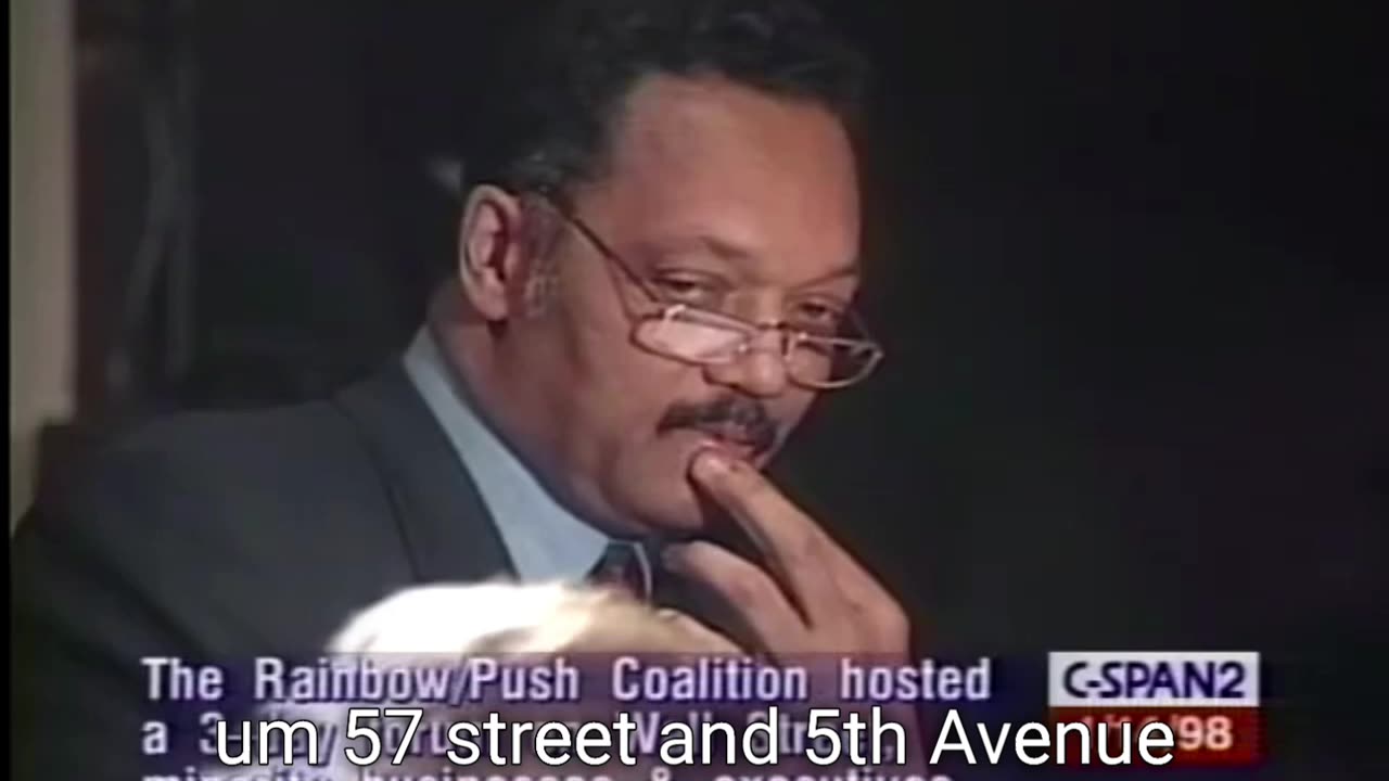 Donald Trump and Reverend Jesse Jackson 1998