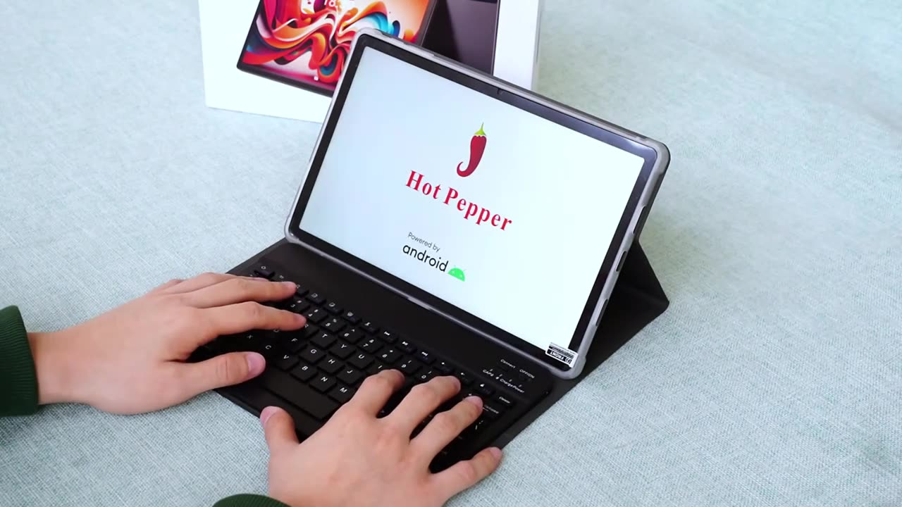 Hot pepper tablet with keyboard