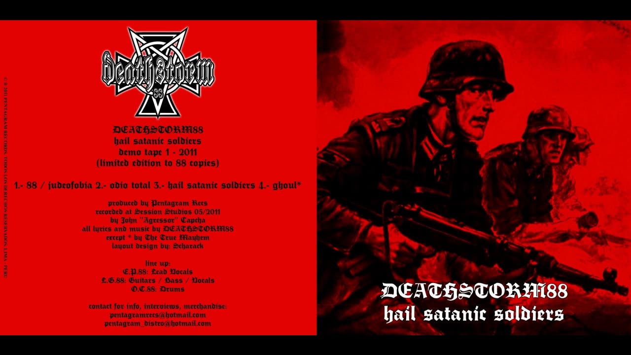 Deathstorm88 - Hail Satanic Soldiers (2011) (PE)