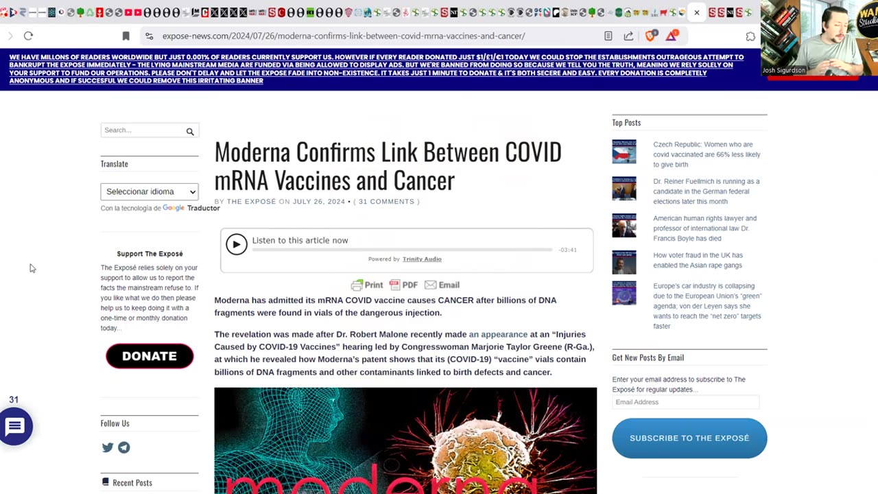 VACCINES: NEW CANCER STUDY EXPOSED! - Breast Cancer Increases Over 800% Following Covid Death Shots!