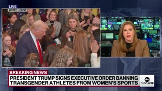 Trump signs executive order banning transgender athletes from women's sports