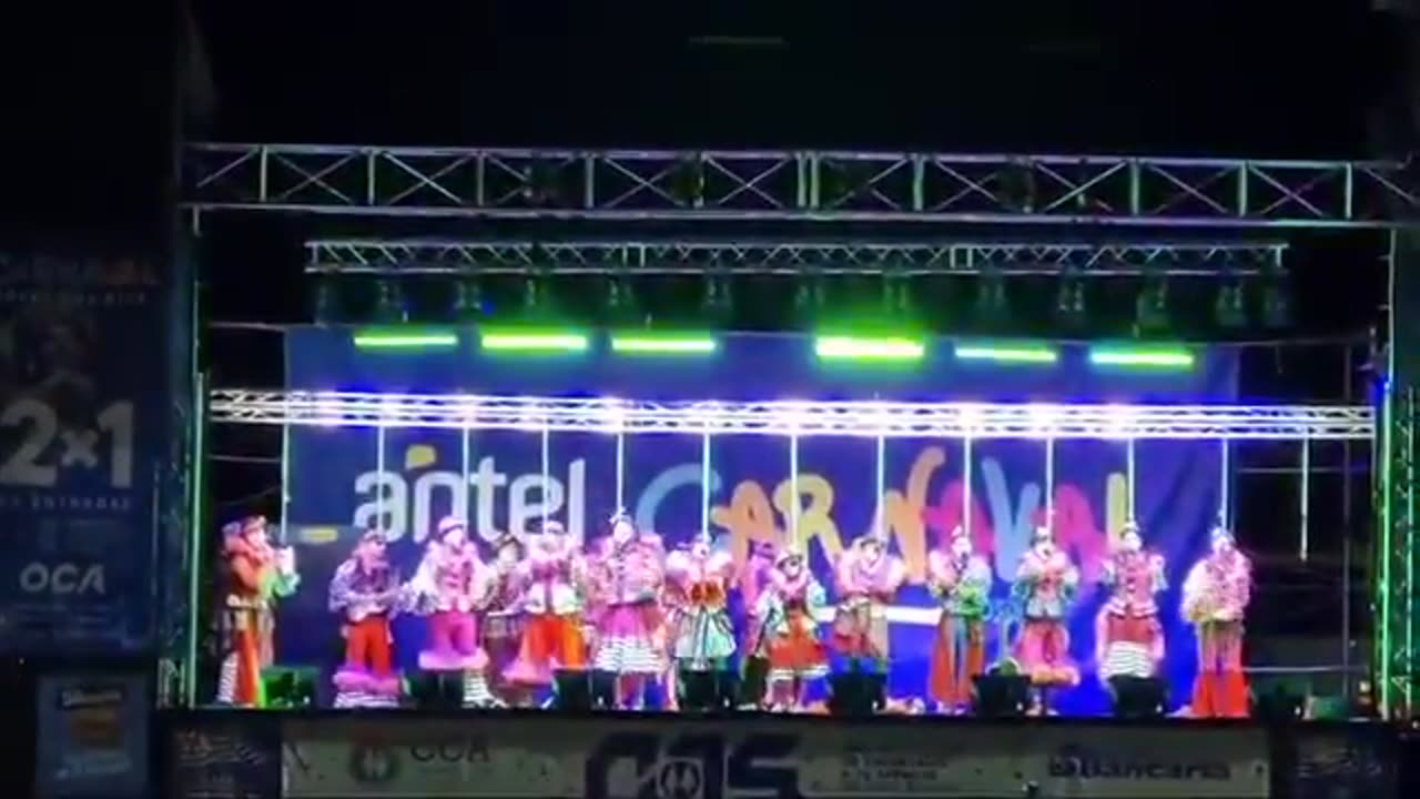 Murga LA VENGANZA DE LOS UTILEROS en el Velódromo - Fragmento - Montevideo (06/02/2025)