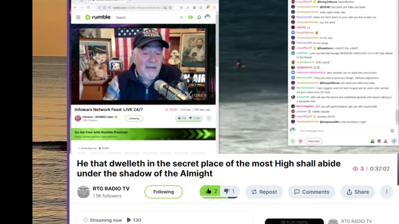 Michael Savage & Alex on Infowars exposing the cult