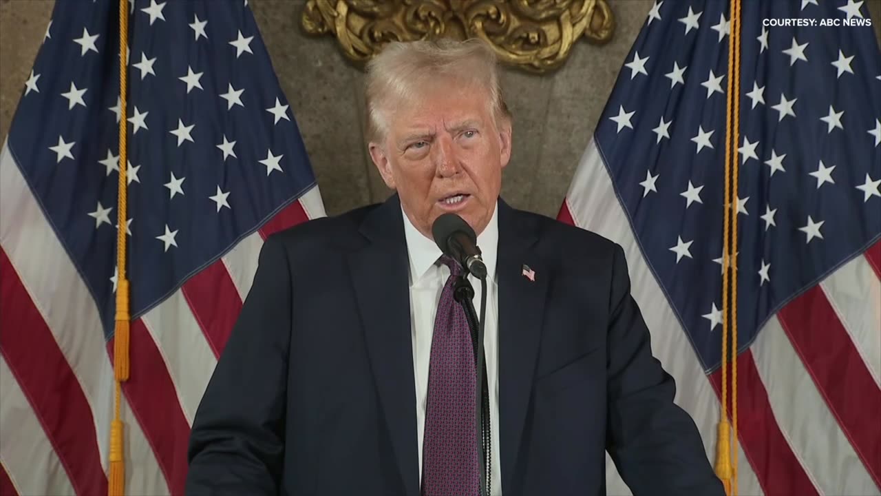 President Trump's Full 1/7/2025 Mar-a-Lago Remarks and Q&A Session