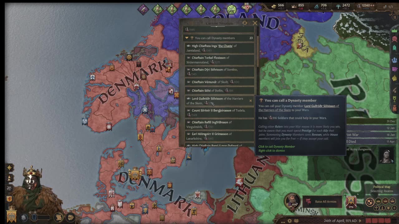 I'm a Dane Series EP 29 Crusader King's III Playthrough