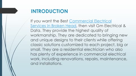 Best Commercial Electrical Services in Broken Head