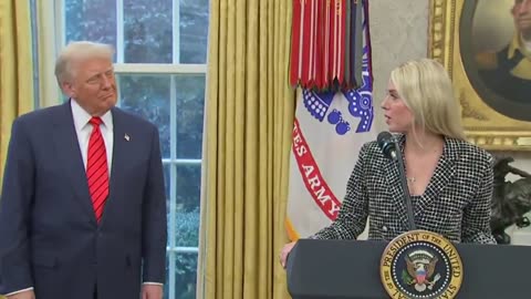 Attorney General Pam Bondi Thanks President Trump