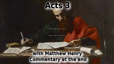 🚶‍♀️️ Peter and John Healed a Lame Man! Acts 3 with Commentary. ✝️