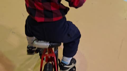 Jonathan's First Time Riding His Bike