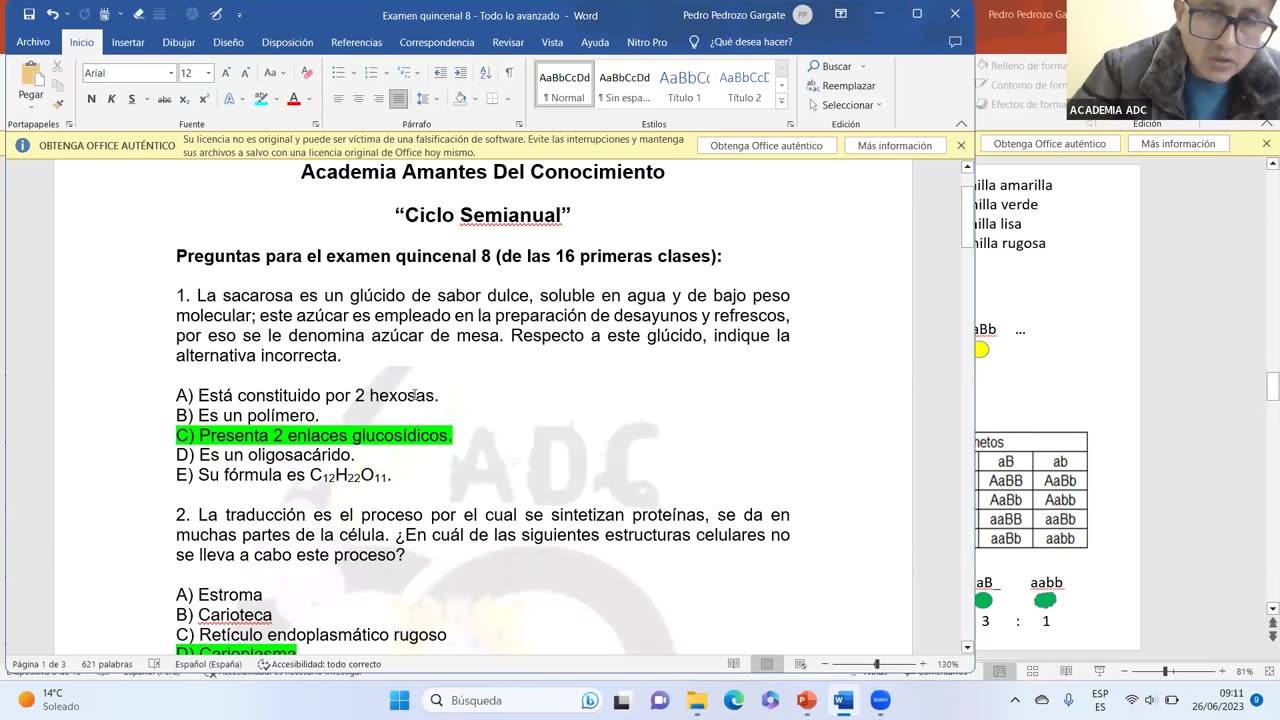 ADC SEMIANUAL 2023 | Semana 17 | Biología S1