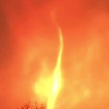 A Fire Tornado Forms in LA