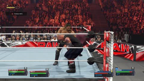 Triple H and Seth Rollins VS Thrasher and Mosh Raw S 1 E 165