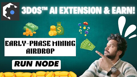 3DOS Network DePin Airdrop - Run Extension Node - Join Early Phase Mining - Crypto Airdrop 2025