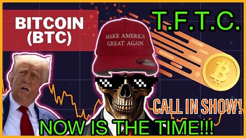 T.F.T.C. Call in show! | Are you CRYPTO-SHOPPIN'? Will Bitcoin hit $88-$91K? Big Fin vs. Us!!!