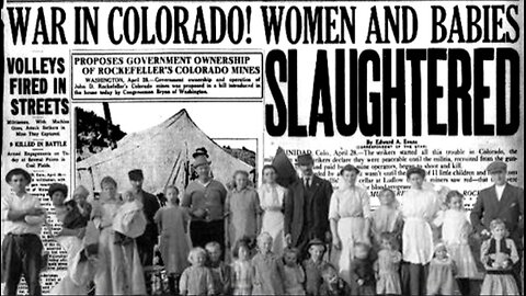 "Murder in Ludlow Colorado" #history #darkhistory #war #heroic #moments #industry #greedy #1percent