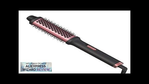 LISAPRO Curling lron Brush 2 in 1 Electric Hair Comb Negative lon Review