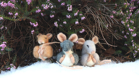 Making Adorable Wool Mice – Easy Step-by-Step Tutorial🐭