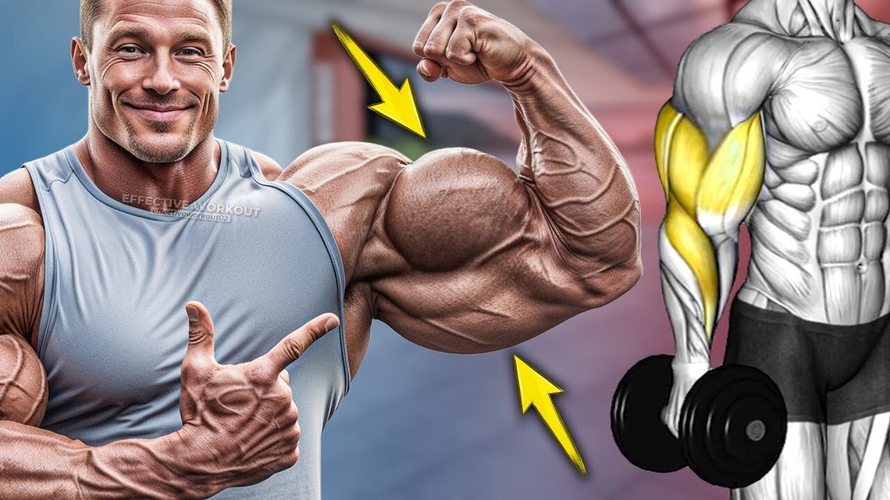 Best Dumbbell Exercises for Huge Arms (Biceps & Triceps)