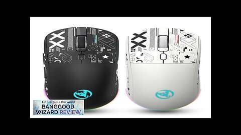 HXSJ T90 Three Mode Wireless bluetooth Gaming Mouse RGB 3600DPI 650mAh Rechargeable Review