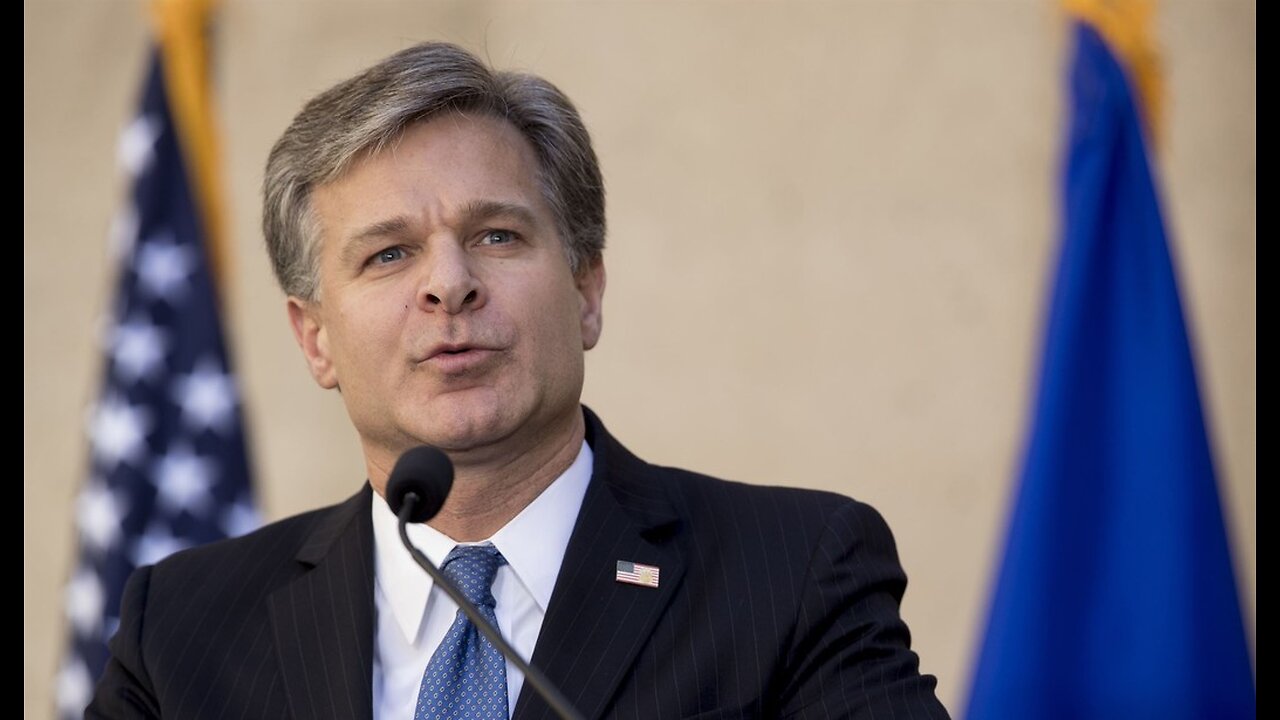 Chris Wray FBI 'Had a Duty' to Raid Mar-a-Lago, Rummage Through Trump Family's Stuff