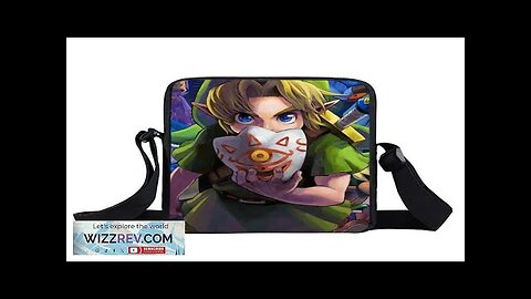 Legend of Zelda Link Wearing Mask Of Truth Cross Body Bag Review