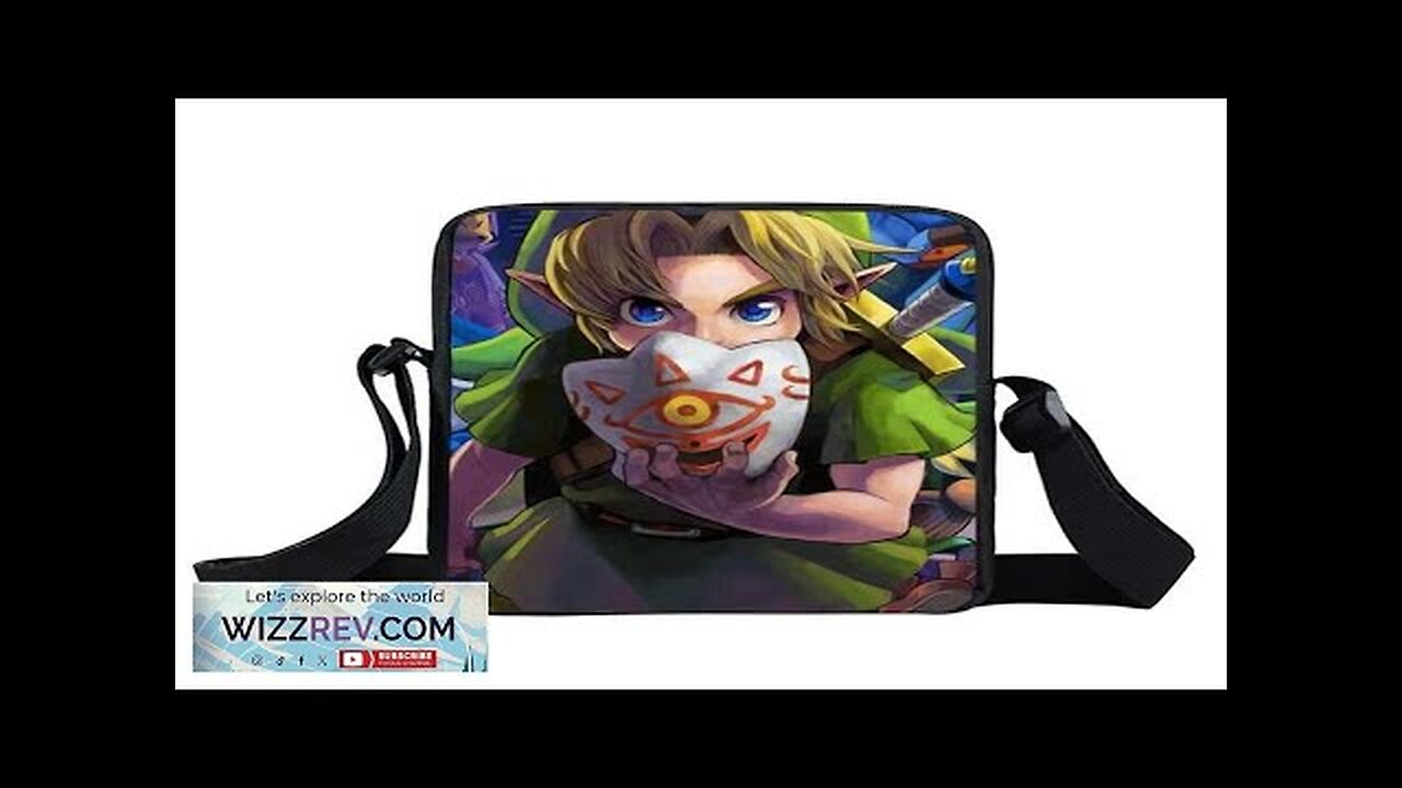 Legend of Zelda Link Wearing Mask Of Truth Cross Body Bag Review