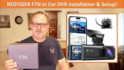 REDTIGER F7N Dash Cam - Easy to Install - Unboxing & Installation! Got one for my wife!!! #dashcam